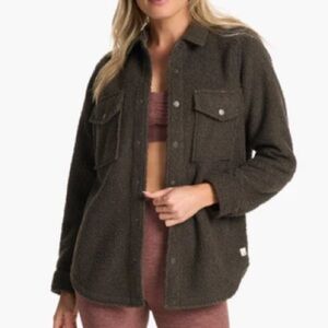 LIKE NEW Vuori Sycamore Shirt Jacket Dark Cocoa XS